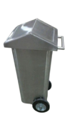 basket trash can stainless